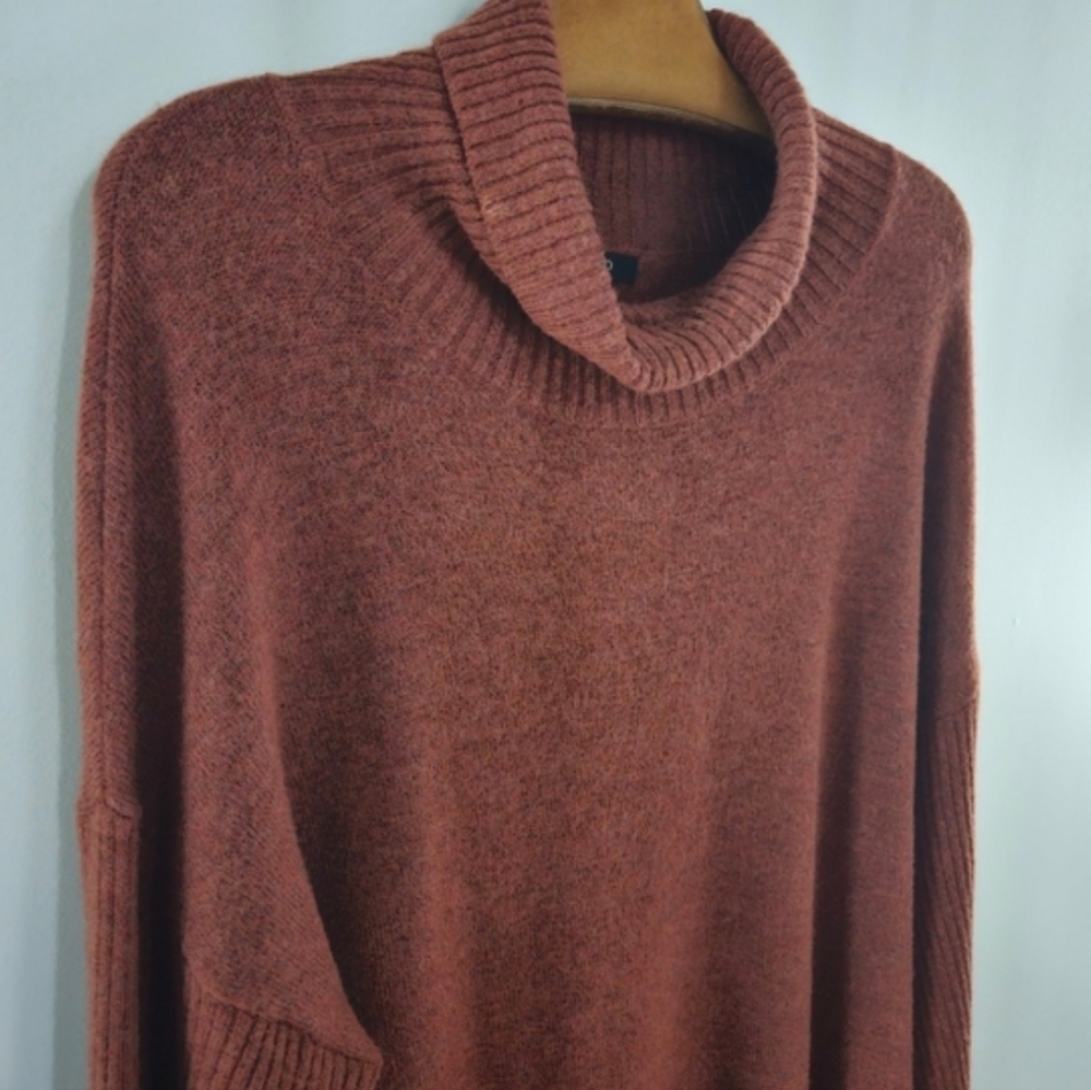 RW&CO. Long-SleevedTurtleneck Knit Sweater Dress - Picture 6 of 7